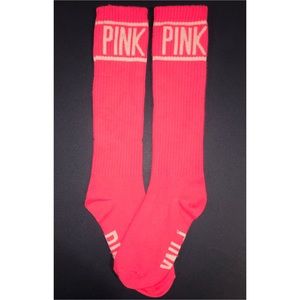 PINK Knee High Socks